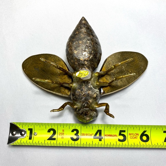 Figure resin bee / fly in gold color - Picture 8 of 8
